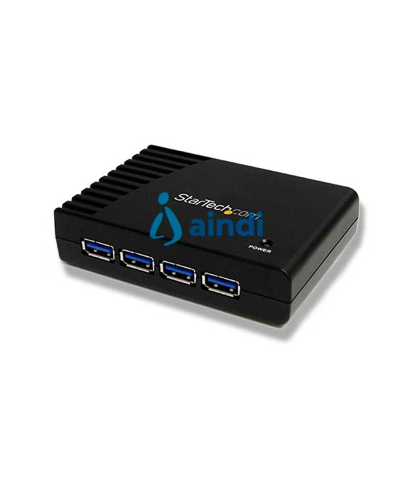 ADAPTADOR CONCENTRADOR HUB USB 3.0 SUPER SPEED DE 4 PUERTOS CON ALIMENTACIóN - 4X USB A HEMBRA - 1X USB B HEMBRA - STARTECH.COM MOD. ST4300USB3