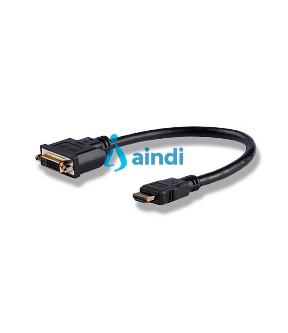 CABLE ADAPTADOR DE 20CM HDMI A DVI - DVI-D HEMBRA - HDMI MACHO - CABLE CONVERTIDOR DE VIDEO - NEGRO - STARTECH.COM MOD. HDDVIMF8IN