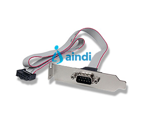 ADAPTADOR DE 0.4M HEADER CABEZAL BRACKET SERIE SERIAL DB9 RS232 A IDC 10 PINES PLACA BASE PERFIL BAJO - STARTECH.COM MOD. PLATE9M16LP