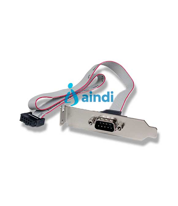 ADAPTADOR DE 0.4M HEADER CABEZAL BRACKET SERIE SERIAL DB9 RS232 A IDC 10 PINES PLACA BASE PERFIL BAJO - STARTECH.COM MOD. PLATE9M16LP