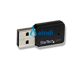 MINI ADAPTADOR DE RED USB 2.0 INALAMBRICO WIRELESS-AC DE BANDA DOBLE AC600 - WIFI 802.11AC 1T1R DE 2,4GHZ Y 5GHZ - STARTECH.COM MOD. USB433WACDB