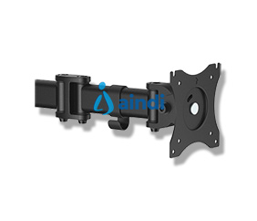 StarTech.com ARMPIVOTB Soporte de escritorio para un monitor, brazo articulado para pantallas de hasta 27 pulgadas, montaje VESA de acero, negro