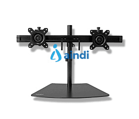 StarTech.com Soporte para Dos Monitores. Montaje: Independiente, Capacidad máxima de peso: 8 kg, Tamaño máximo de pantalla: 61 cm (24"), Compatibilida