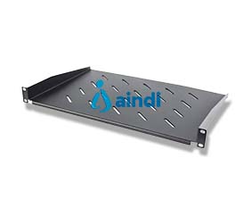 Intellinet Charola Fija Cantilever Rack 19" 1U Ventilada 30 cm Negro 714884