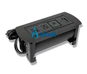 Manhattan Caja de Conexión para Mesa con USB, HDMI y VGA - 164832