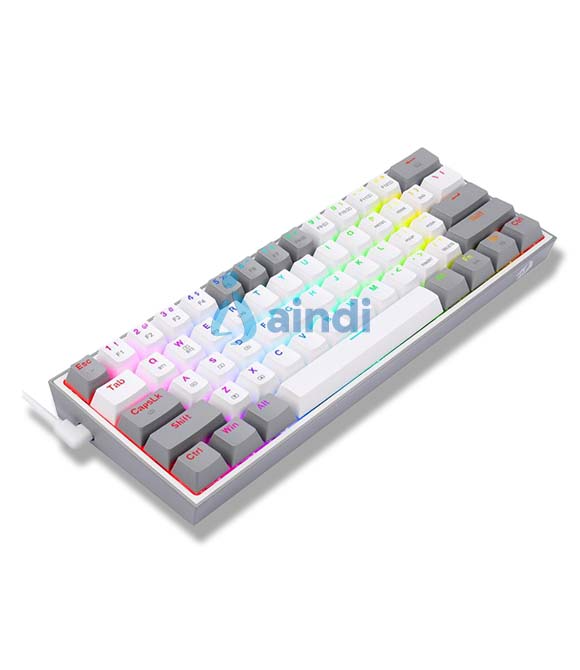 Teclado Mecánico Redragon Fizz Pro White/Gray