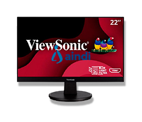 Monitor ViewSonic VA2247-MH Full HD 100Hz 5 ms con altavoces integrados HDMI VGA VESA | Product Key: VA2247-MH