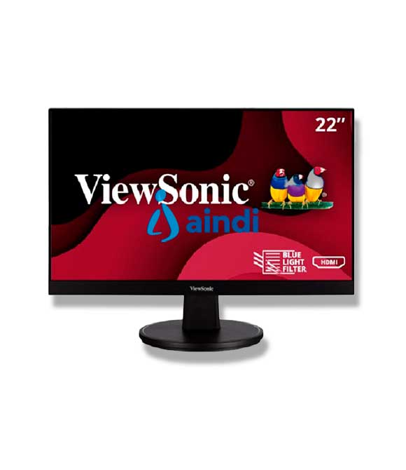 MONITOR VIEWSONIC, VA2247-MH, 1920 X 1080, FULL HD, 75HZ ACTUALIZACION, 5 MS TIEMPO DE RESPUESTA, ALTAVOCES INTREGRADOS, HDMI,  VGA, VESA, 3 AÑOS DE GARANTIA