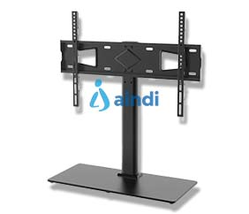 Soporte Manhattan Montaje para TV 32" a 65" Altura Ajustable Color Negro