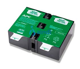 Cartucho de Baterías de Recambio 123 de APC para UPS BR1000G y SMT750RM2U - Incluye 2 Baterías