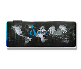 Mousepad BROBOTIX 651329 MousePad Gamer Planisferio Iluminado