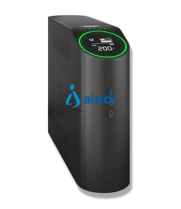 BACK-UPS PRO DE APC, 1500 VA PARA JUEGOS, 120 V, ONDA SINUSOIDAL, LCD, NEGRO, 3 PUERTOS DE CARGA USB, 10 TOMACORRIENTES NEMA (4 PICOS)