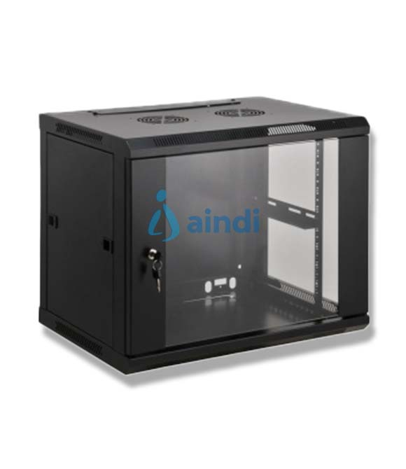 GABINETE INTELLINET PARA MURO 19. 6U 600*600 NEGRO