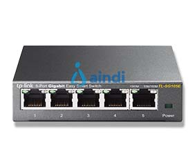 SWITCH TP-LINK TL-SG105E - 5 Puertos Gigabit Plug and Play