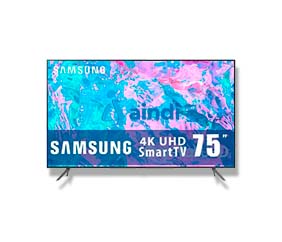 Samsung CU7000 Televisor 75" Crystal Smart TV UHD 4K UN75CU7000FXZX