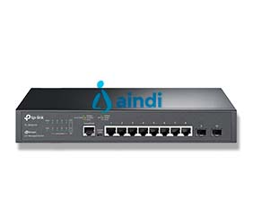 TP-LINK TL-SG3210 Switch Administrable 10/100/1000Mbps 8 puertos Negro