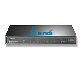 TP-Link T1500G-10PS (TL-SG2210P) Gestionado L2/L4 Gigabit Ethernet (10/100/1000) Energía sobre Ethernet (PoE) Negro