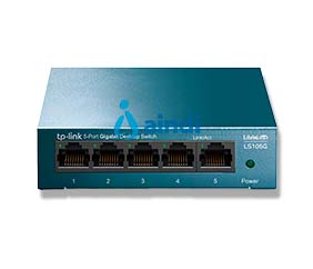 TP-Link LS105G V1 Switch Gigabit de 5 Puertos para Escritorio Plug and Play LS105G