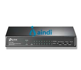 TP-LINK TL-SF1009P Switch de escritorio de 9 puertos a 10/100Mbps con 8 puertos PoE+ TL-SF1009P