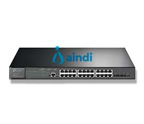 TP-Link JetStream Omada TL-SG3428XMP Switch administrable L2 Gigabit PoE+ (24) puertos 10/100/1000 Mbps y (4) 10GE SFP | SG3428XMP