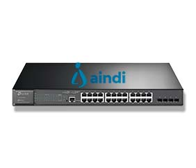 TP-Link JetStream TL-SG3428MP switch Gestionado L2+ Gigabit Ethernet (10/100/1000) Energía sobre Ethernet (PoE) 1U Negro