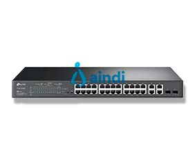 TP-LINK TL-SL2428P Switch POE Inteligente TL-SL2428P Negro 24