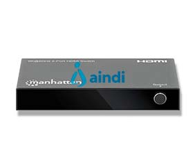 Switch HDMI Manhattan 207942 - 8K@60Hz, 2 Entradas / 1 Salida