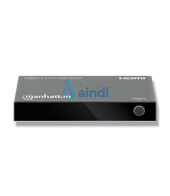 SWITCH HDMI,MANHATTAN,207942, 8K@60HZ, 2 ENTRADAS : 1 SALIDAS