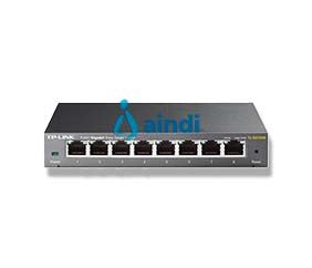 TP-Link TL-SG108E Gestionado L2 Gigabit Ethernet (10/100/1000) Negro