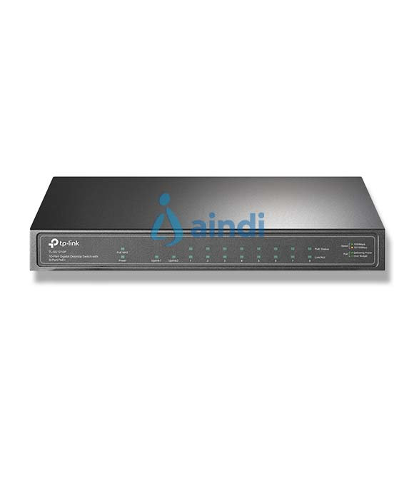 Switch no Administrable de 10 Puertos Gigabi TP-LINK TL-SG1210P