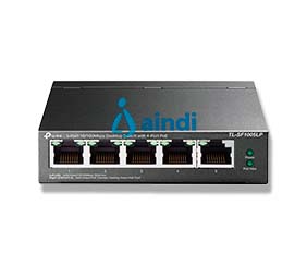 TP-LINK TL-SF1005LP Switch no administrable de 5 puertos 10/100Mbps con 4 puertos PoE | TL-SF1005LP