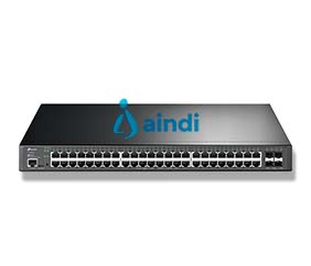 TP-Link JetStream TL-SG3452XP switch Gestionado L2+ Gigabit Ethernet (10/100/1000) Energía sobre Ethernet (PoE) 1U Negro