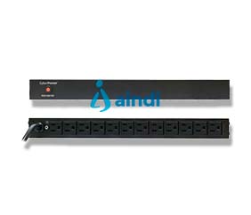 CyberPower PDU15B8R PDU 15A 1U 120V NEMA 5-15P 8 NEMA 5-15R - PDU15B8R