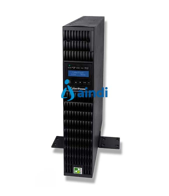 NO BREAK CYBERPOWER (OL2200RTXL2U) 2000VA / 1800W, ONLINE, LCD, CONVERTIBLE TORRE/RACK (2U), 6 × NEMA 5-20R, 1 L5-20R, USB/SERIAL GARANTÍA 3 AÑOS INCLUYE BATERÍA.