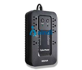 CyberPower EC550G No Break 550VA / 330W, standby, gabinete compacto, 8 × NEMA 5-15R, garantía 3 años, EC550G