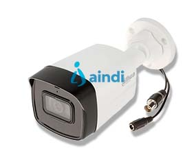 Dahua Cámara Bullet 5 MP con micrófono integrado, lente 2.8 mm, IR 80 m, IP67, Starlight DH-HAC-HFW1500TLN-A-0280B-S2