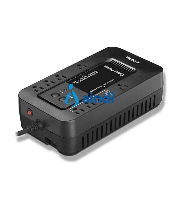 NO BREAK CYBERPOWER (EC450G) 450VA / 260W, STANDBY, GABINETE COMPACTO, 8 × NEMA 5-15R (1 SUPRESIÓN SOLAMENTE, 3 SUPRESIÓN CON MODO ECO, 4 SUPRESIÓN CON BATERÍA DE RESPALDO), GARANTÍA 3 AÑOS.