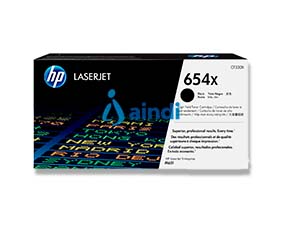 HP Cartucho de tóner original LaserJet 654X de alta capacidad negro