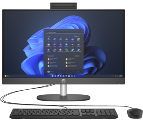 Computadora Todo-en-Uno HP ProOne 245 G10 - Pantalla FHD de 23.8", AMD Ryzen 7 7730U, 512GB SSD, 8GB RAM, Diseño Elegante y Cámara Inclinable