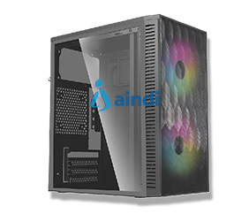 Gabinete Acteck Compacto Mini Torre Fuji GC470 Fuente ATX 500 Advanced Series Negro