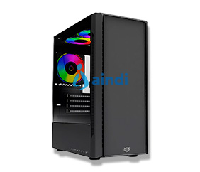 Acteck Gabinete Gamer Micro Torre Nyx GI730 BR-936095 con cristal templado, USB 3.0 y RGB