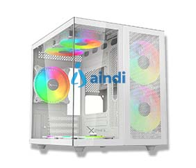 Xzeal XZGAMC1W Gabinete Gaming CUBO GAMER CXi1 Blanco XZGAMC1W