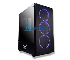 Gabinete Gaming Naceb Technology HYDRA Crystal Case NA-0602 ATX Negro
