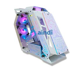 Xzeal XZGAIRRGBW Gabinete Gamer Micro ATX/Mini ITX IR02 Blanco | XZGAIRRGBW