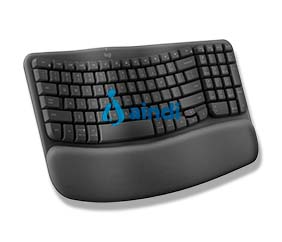 Teclado ergonómico inalámbrico Logitech Wave 920-012278 Easy-Switch Bolt Español