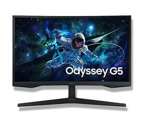 Samsung Odyssey G5 G55C LS27CG552ELXZX Monitor LED curvo 27" QHD 165Hz Negro