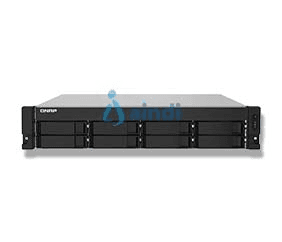 Nas qnap ts-832pxu-rp-4g/fuente redundante/ 8 bahias sata hdd 3,5/rack 2u/nucleo cuadruple 1.7ghz/4gb ddr4 udimm ampliable a 16gb/2 pto 2,5 gbe /2 pto 10 gbe /usb 3.2 x4/ hotswap/ no incluye discos