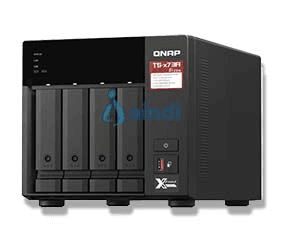 NAS QNAP TS-473A-8G - Servidor de Almacenamiento en Red de 4 Bahías con Procesador Cuádruple AMD Ryzen y 8GB DDR4