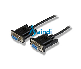 CABLE DE 2M NULO DE MÓDEM SERIAL RS232 DB9 - HEMBRA A HEMBRA - COLOR NEGRO - STARTECH.COM MOD. SCNM9FF2MBK