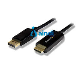 Cable DisplayPort a HDMI 3m StarTech DP2HDMM3MB 4K30Hz Negro